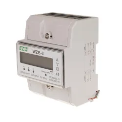 WZE-3 LICZNIK KWH ENERGII ELEKTRONICZNY BEZPOŚREDNI 3F 80A KL.1 4.5M 3X 230V+N AC