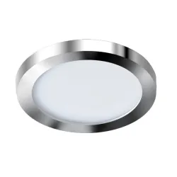 SLIM 9 ROUND CHROM OPRAWA SUFITOWA PT LED 6W WW 3000K 500LM IP44 ALUMINIUM/ PVC