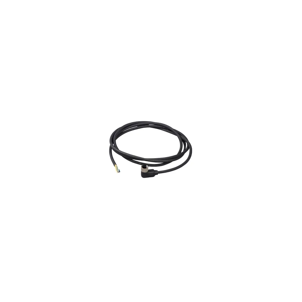 Schneider Electric OsiSense XU Konektory okablowane kątowe, żeńskie, M12, 8 pinów, kabel 2m, XZCP53P11L2