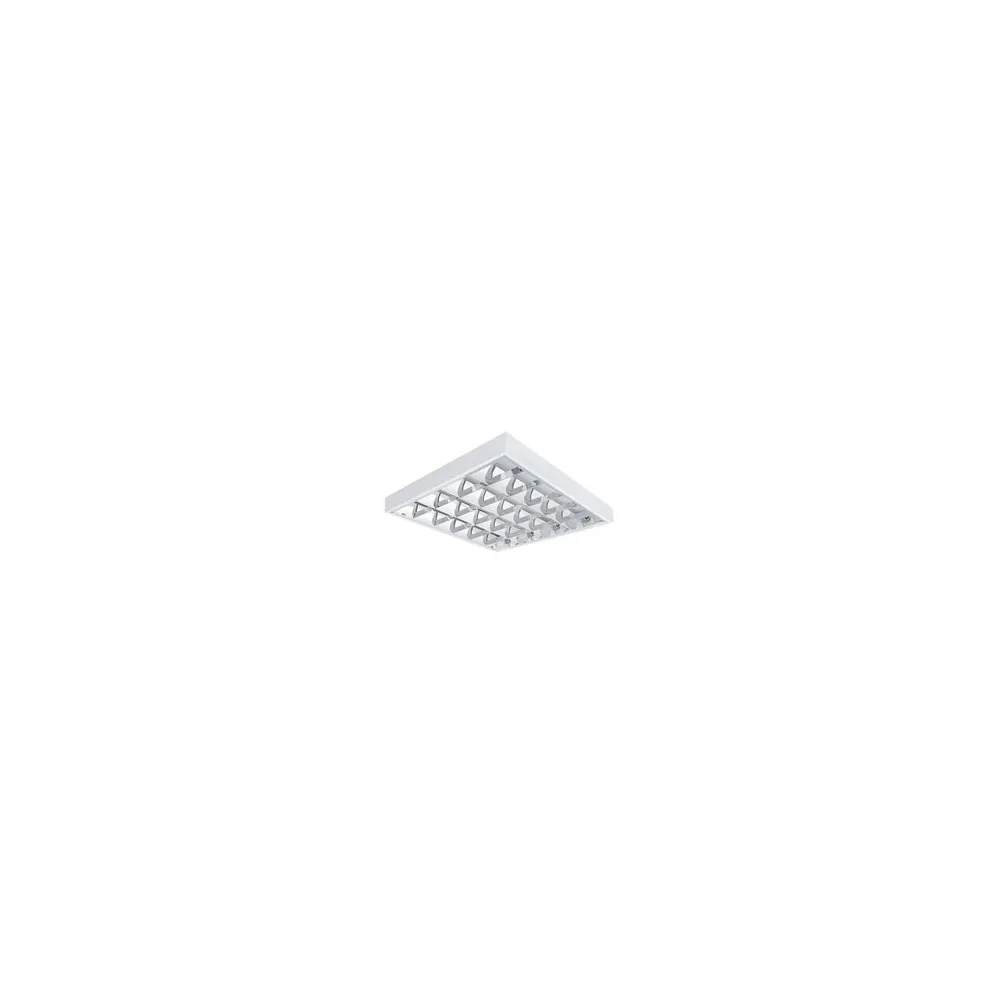NOTUS 4LED BIAŁY OPRAWA RASTROWA NT 4X G13/ T8 18W IP20 PAR V 600X600 STAL/ ALUMINIUM