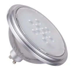 ŻARÓWKA LED SPOT GU10 7W 230V MATOWA  827 WW 2700K 500LM 40ST QPAR111 SREBRNY