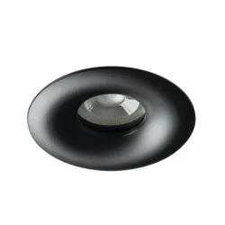 DROXY IP65 DSO-B CZARNY OPRAWA SUFITOWA PT OKRĄGŁA STAŁA 1X GX5.3/ GU10/ 10W IP65/20 ALUMINIUM