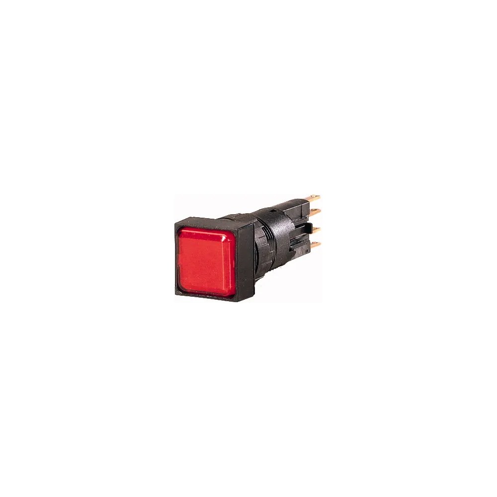 Q18LF-RT/WB LAMPKA SYGNALIZACYJNA KWADRAT PŁASKA 24V AC/DC IP65 CZERWONY