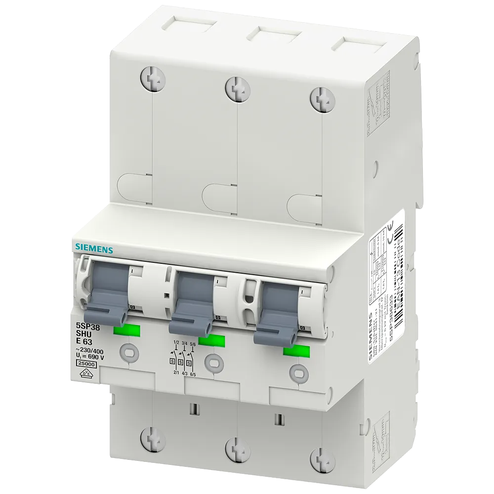 5SP GŁÓWNY WYŁĄCZNIK NADPRĄDOWY (SHU) E 25A 3X1P 400V