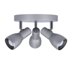 PICARDO SREBRNY OPRAWA SUFITOWA SPOT NT 3X E14/ 40W IP20 METAL