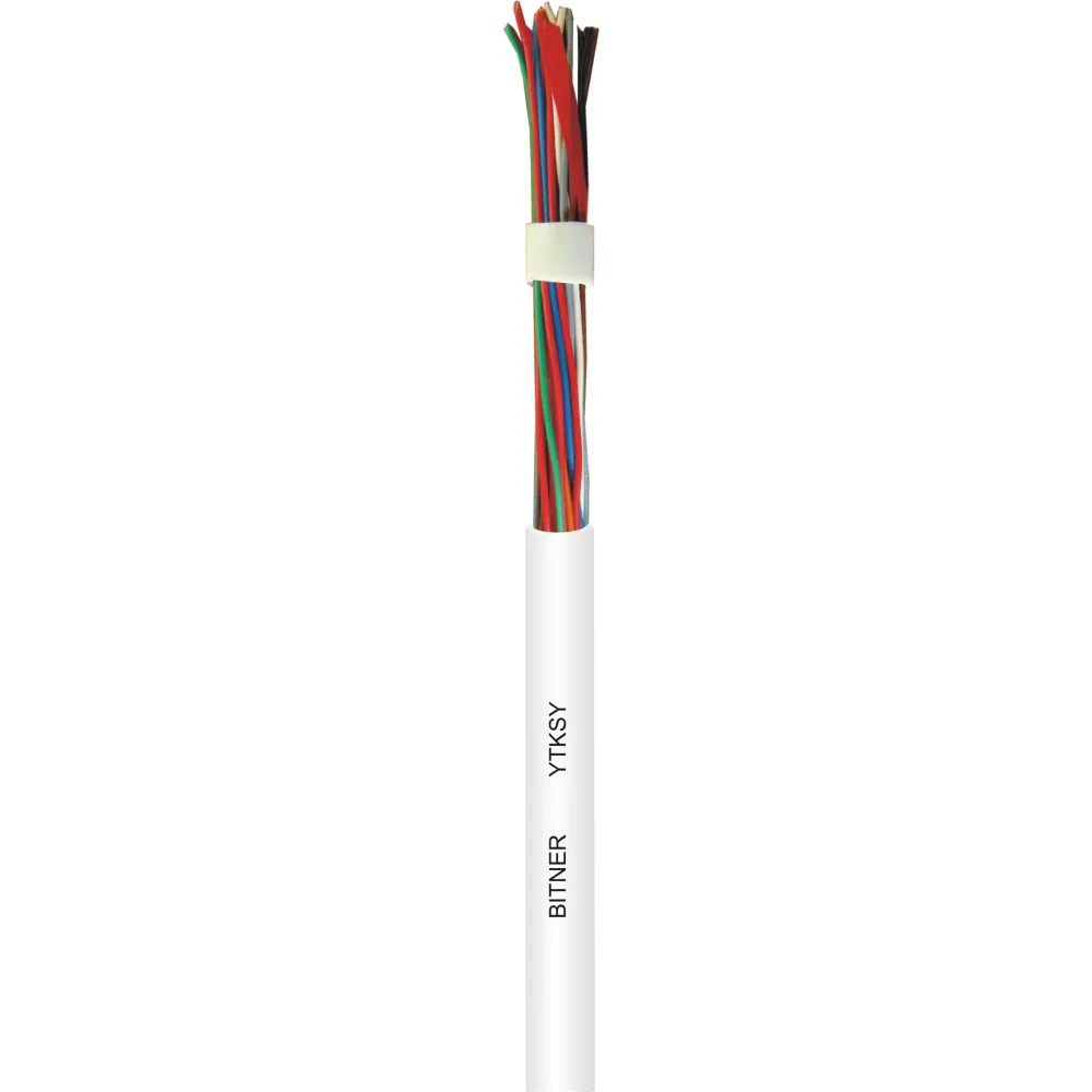 YTKSY 12X2X0.8 BIAŁY KABEL TELEKOMUNIKACYJNY WEWNĘTRZNY KOLOROWE