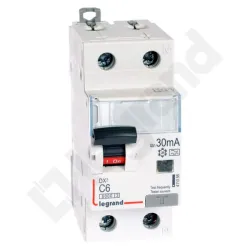 P312 DX3 C 6A/ 30MA/A WYŁĄCZNIK RÓŻNICONADPRĄDOWY C 6A 1P+N 2M 30MA A 6KA