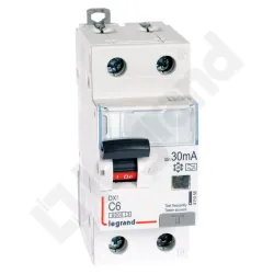 P312 DX3 C 6A/ 30MA/A WYŁĄCZNIK RÓŻNICONADPRĄDOWY C 6A 1P+N 2M 30MA A 6KA