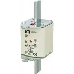 WT-3C NH3C GG K 400A WKŁADKA TOPIKOWA PRZEMYSŁOWA ZWŁOCZNA KOMBI 500V BM WT-NH