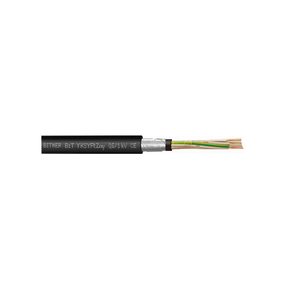 BIT YKSYFTZNY 19X  1.0 ŻO CZARNY KABEL SYGNALIZACYJNY 0.6/1KV ŻYŁY NUMEROWANE OPANCERZONE TAŚMĄ