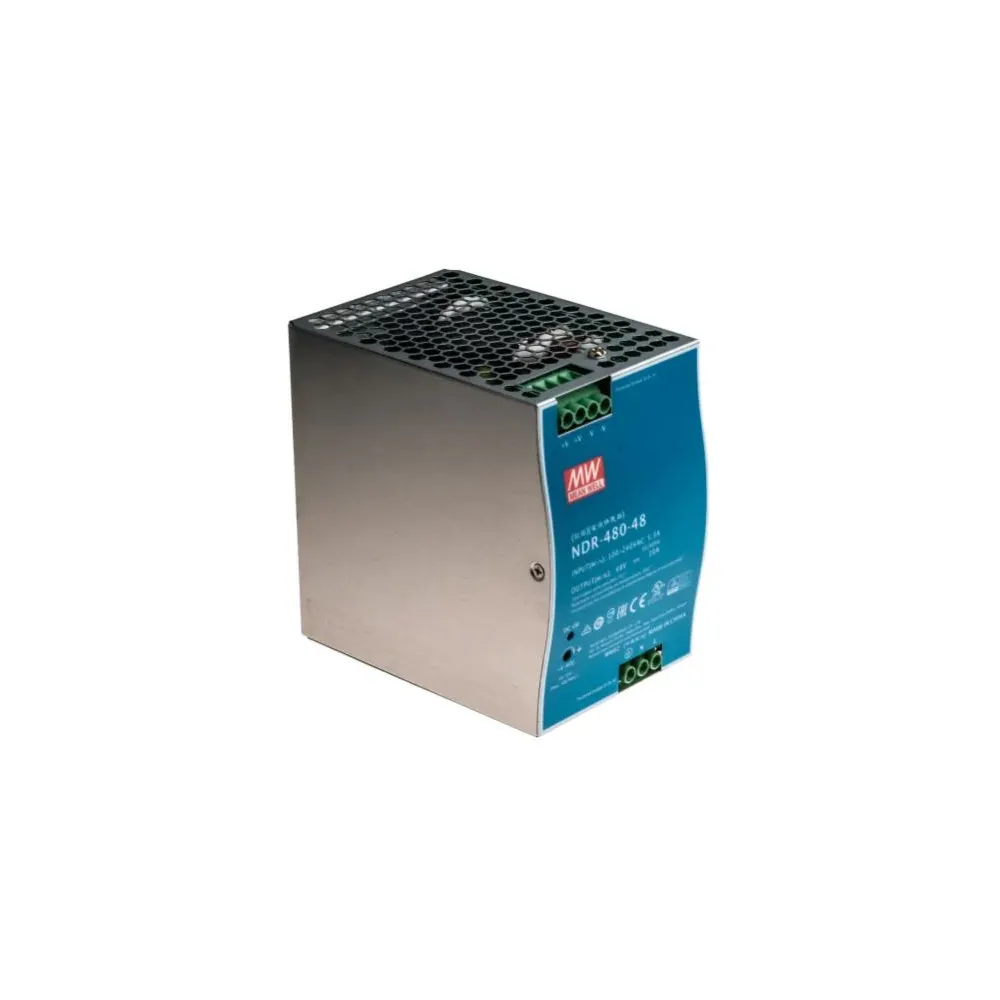 NDR ZASILACZ NA SZYNĘ DIN 480W 10.0A 90-264V AC - 124-370V DC / 48V DC