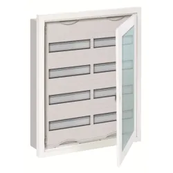 U42TE ROZDZIELNIA METALOWA PT 96M 4X 2X 12M N+PE IP31 IK07 684X560X120 DRZWI TRANSPARENTNE BIAŁY