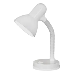 BASIC BIAŁY OPRAWA BIURKOWA 1X E27/ 40W IP20 TWORZYWO/ STAL