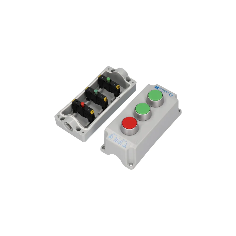 ST22K3\01-1 KASETA STEROWNICZA KOMPLETNA 3X START-STOP Z NAPĘDEM KZ KZ KC 1X DŁAWNICA
