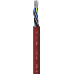 BIT GSLGS 3X  4.0 CZERWONY PRZEWÓD SILIKONOWY LINKA 450/750V KL.5 -60/+180ST C ŻYŁY KOLOROWE