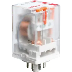 R15-2013-23-5120-WT PRZEKAŹNIK PRZEMYSŁOWY 10A 3P 120V AC WTYKOWY + WSKAŹNIK, PRZYCISK TESTUJĄCY