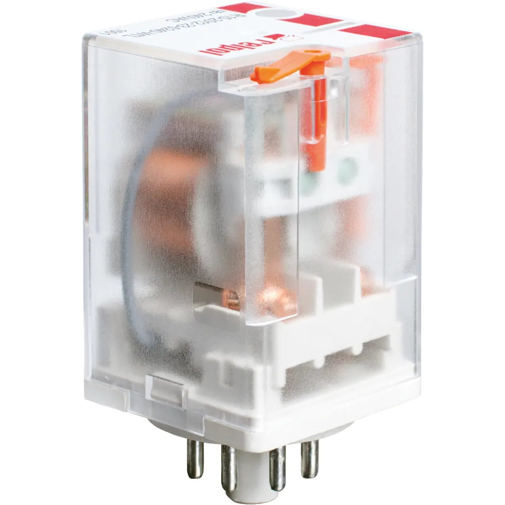 R15-2013-23-5120-WT PRZEKAŹNIK PRZEMYSŁOWY 10A 3P 120V AC WTYKOWY + WSKAŹNIK, PRZYCISK TESTUJĄCY