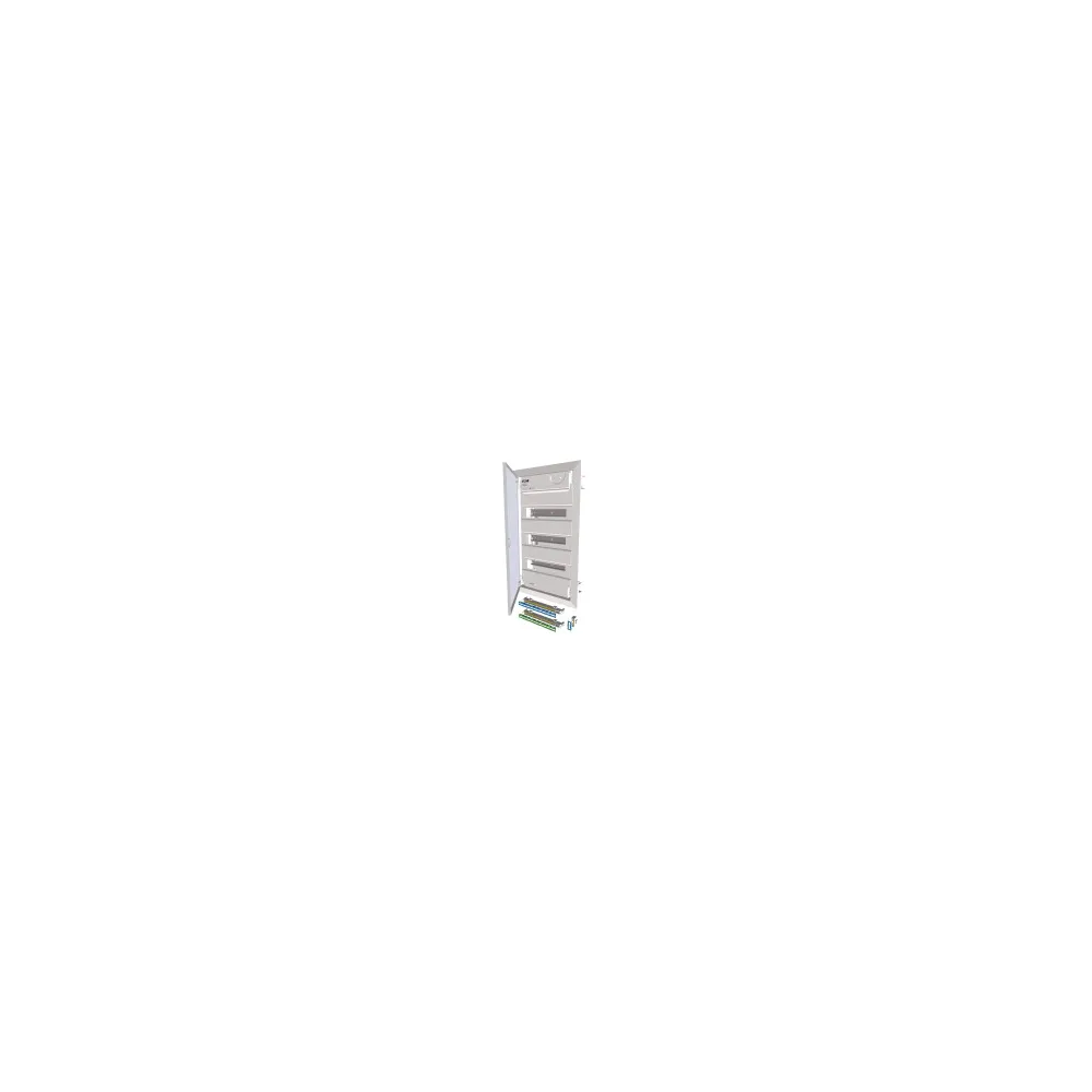 KLV-36UPS-F ROZDZIELNIA PLASTIKOWA PT 36M 3X 12M N+PE IP30 IK05 590X360X100 DRZWI PEŁNE METAL BIAŁY