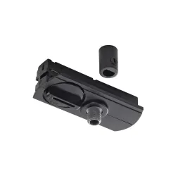 TRACK SYSTEM ADAPTER DO LAMP WISZĄCYCH, DO WYSOKONAPIĘCIOWEJ 1-FAZOWEJ SZYNY NATYNKOWEJ, KOLOR CZARN