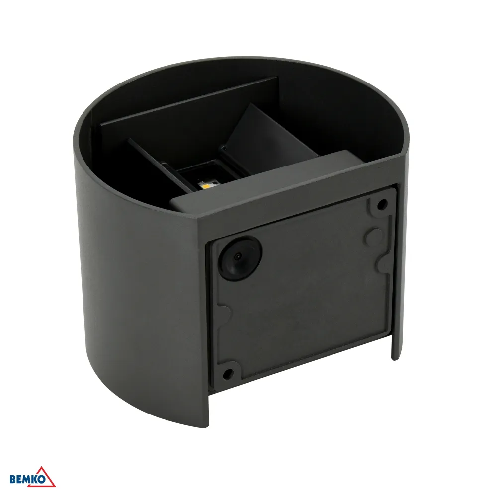 VALIT GRAFITOWY OPRAWA ŚCIENNA KINKIET LED 12W NW 4000K 1100LM IP65 IK08 100ST ALUMINIUM