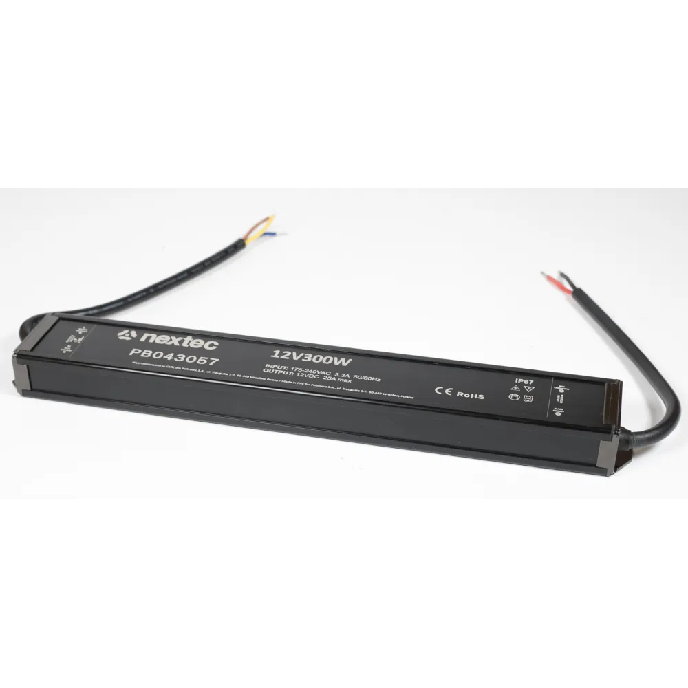 NEXTEC ZASILACZ LED 300W 25A 175-240V AC / 12V DC IP67 LLG SERIES