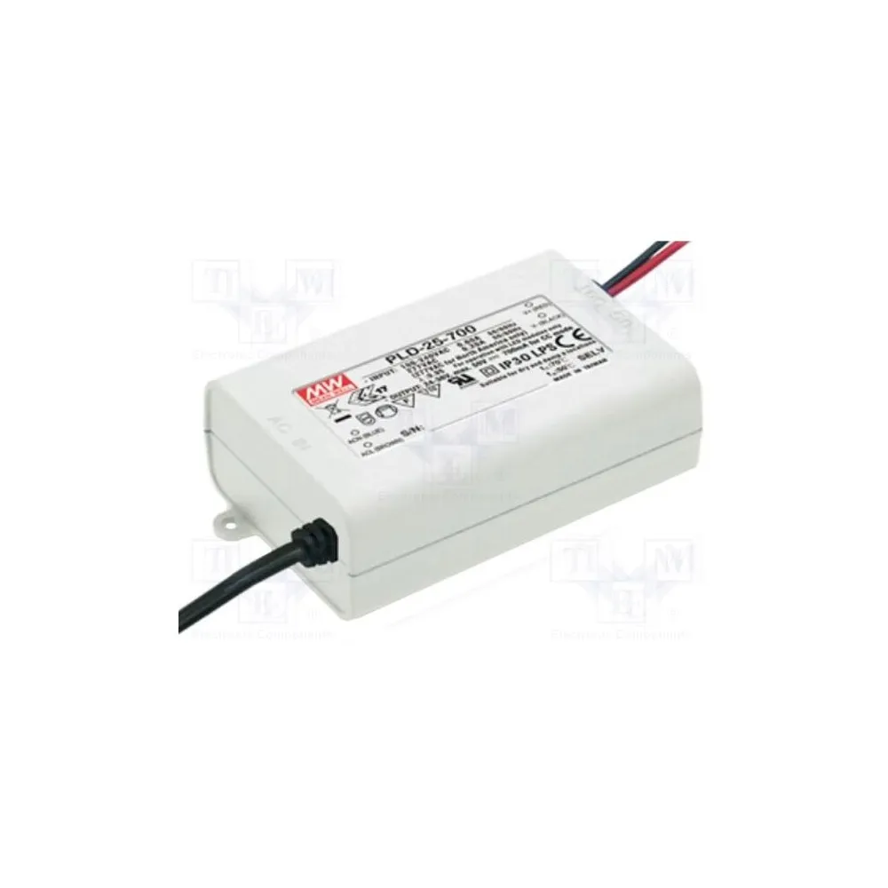 PLD ZASILACZ  IMPULSOWY  LED  20,3W  36÷58VDC  350MA  90÷295VAC  IP30