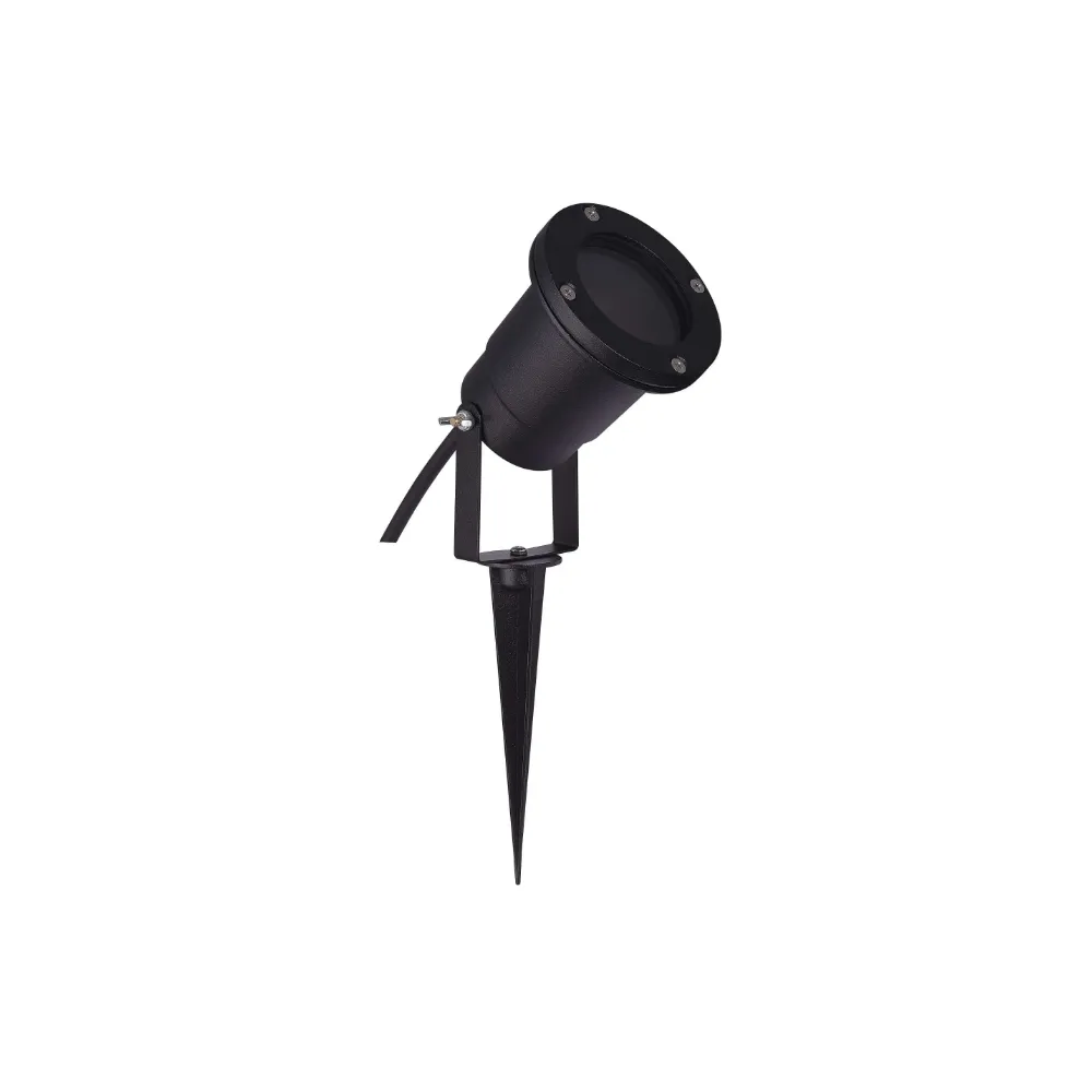 EDVIN CZARNY OPRAWA GRUNTOWA 1X GU10/ 35W IP65 ALUMINIUM/ SZKŁO
