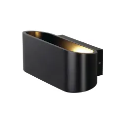 OSSA CZARNY OPRAWA ŚCIENNA KINKIET NT 1X R7S 78MM/ 100W IP20 ALUMINIUM/ STAL