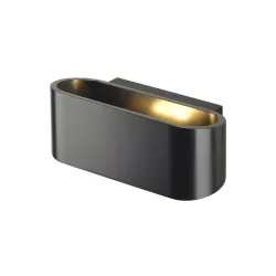 OSSA CZARNY OPRAWA ŚCIENNA KINKIET NT 1X R7S 78MM/ 100W IP20 ALUMINIUM/ STAL