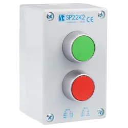 SP22K2\01-2 KASETA STEROWNICZA KOMPLETNA 2X Z NAPĘDEM KZ KC 2X PRZEPUST M20