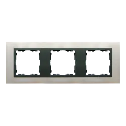 SIMON 82 NATURE STAL INOX / GRAFIT RAMKA 3X
