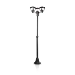CREEK CZARNY OPRAWA LATARNIA OGRODOWA 3X E27/ 60W IP44 1840MM ALUMINIUM