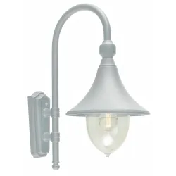 FIRENZE BIAŁY OPRAWA ŚCIENNA KINKIET NT 1X E27/ 9W IP54 ODLEW ALUMINIOWY/ TWORZYWO PC