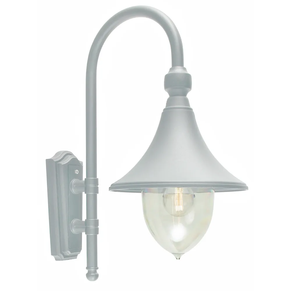 FIRENZE BIAŁY OPRAWA ŚCIENNA KINKIET NT 1X E27/ 9W IP54 ODLEW ALUMINIOWY/ TWORZYWO PC