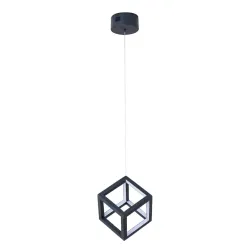 STRANGE CZARNY OPRAWA WISZĄCA LED 18W WW 3000K 1380LM IP20 ALUMINIUM/ AKRYL