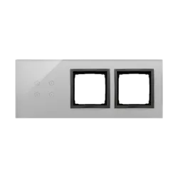 SIMON 54 TOUCH BURZOWA CHMURA PANEL DOTYKOWY 1X 4 POLA DOTYKOWE+ 2X OTWÓR NA OSPRZĘT