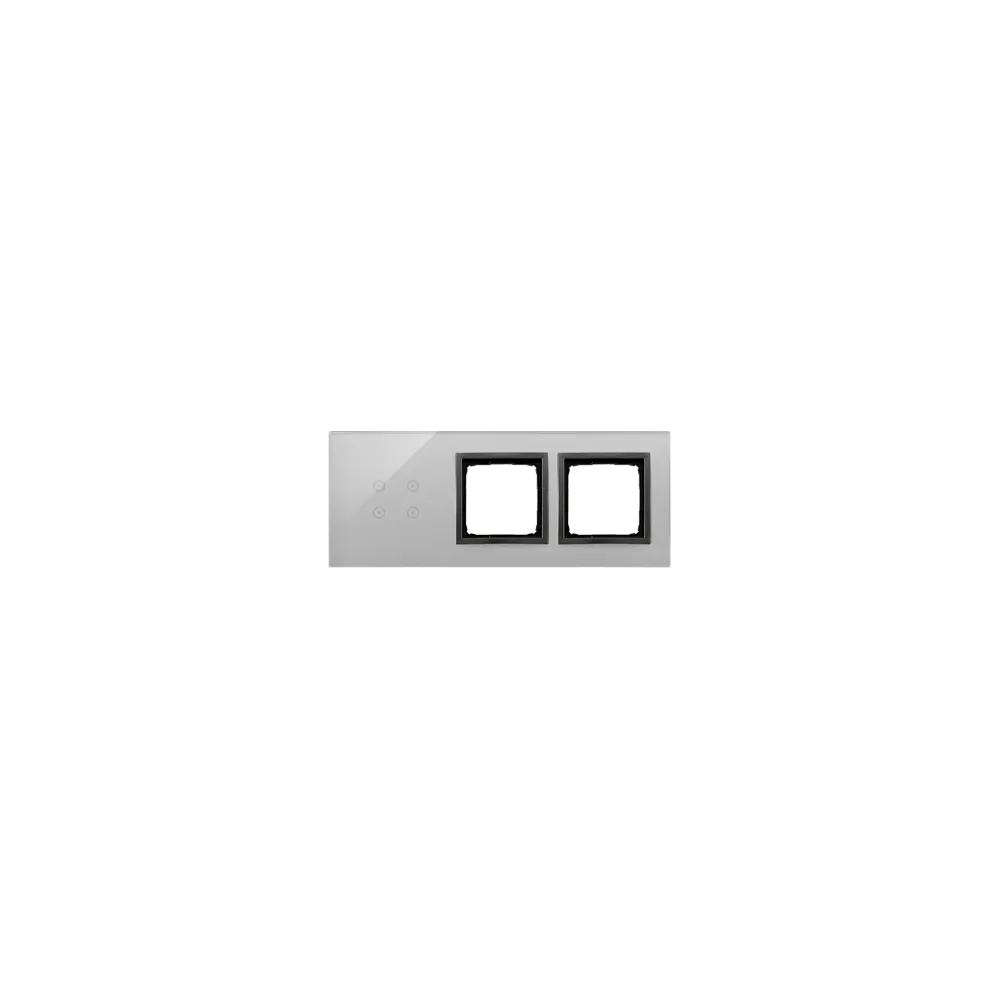 SIMON 54 TOUCH BURZOWA CHMURA PANEL DOTYKOWY 1X 4 POLA DOTYKOWE+ 2X OTWÓR NA OSPRZĘT