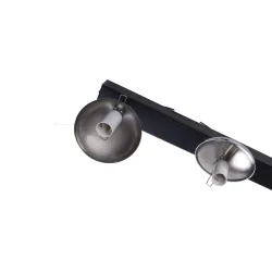 SFERA CZARNY/ CHROM/ BIAŁY OPRAWA SUFITOWA 5X E14/ 40W IP20 METAL/ SZKŁO