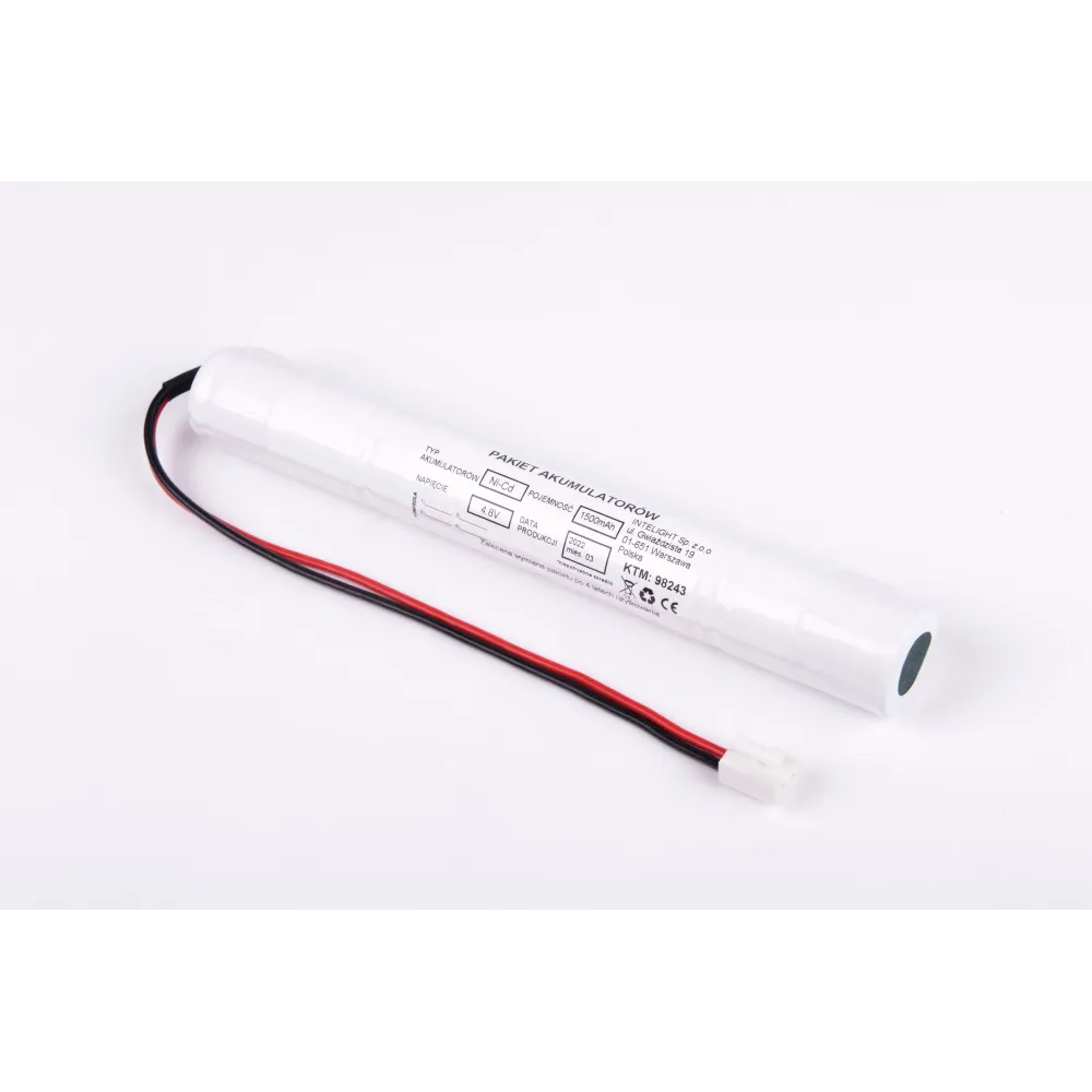 PAKIET AKUMULATORÓW NI-CD 4,8V 1500MAH HT DO PRIMUS TEC 6-58W /1H