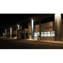 BVP165 CIEMNOSZARY OPRAWA NAŚWIETLACZ LED 200W NW 4000K 21000LM IP65 LED240 PSU AWB CE ASYMETRYCZNY