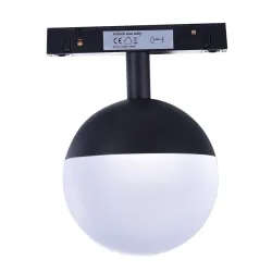 ALFA ELIN CZARNY OPRAWA SYSTEMOWA TRACK LED 8W NW 4000K 850LM IP20 SZKŁO/ METAL/ PVC