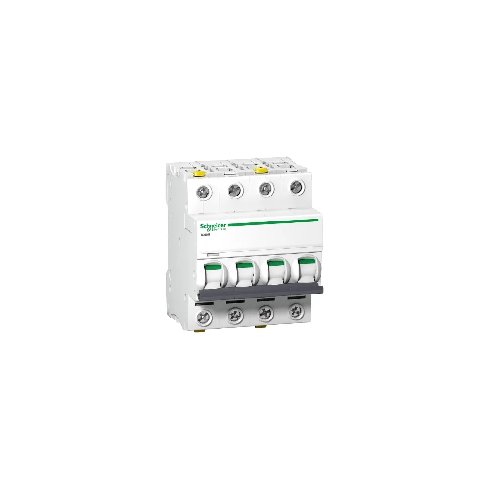 Schneider Electric Wyłącznik nadprądowy Acti9 iC60H-C50-4 C 50A 4-biegunowy, A9F07450