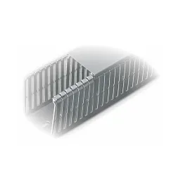BKDP  80X60/2 KORYTKO GRZEBIENIOWE DROBNOPERFOROWANE H60 W80 2M SZARY