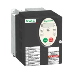 Schneider Electric Przemiennik częstotliwości ATV212 3 fazowe 380/480VAC 50/60Hz 0.75kW 2.2A IP21, ATV212H075N4