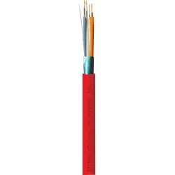 HTKSHEKW FE180/PH90  5X2X0.8 CZERWONY KABEL TELEKOMUNIKACYJNY OGNIOODPORNY EKRAN ŻYŁY KOLOROWE BĘBEN