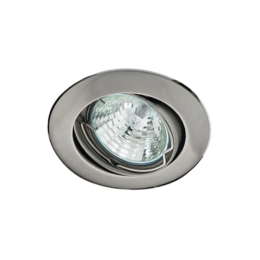 UO-02 SREBRNY OPRAWA SUFITOWA RUCHOME PT 1X MR16/ 50W 12V IP20 METAL