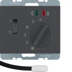 K.1 ANTRACYT MODUŁ REGULATOR TEMPERATURY PODŁOGI 1R + ŁĄCZNIK 2X DIODA SAMOZACISKI 10A 250V