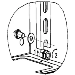 Schneider Electric Spacial Rama z szyną modułową 1200x 800mm, NSYMD128