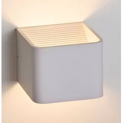 FELIX S BIAŁY OPRAWA ŚCIENNA KINKIET LED 6W WW 3000K 500LM IP20 ALUMINIUM