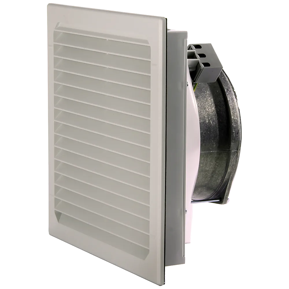 WENTYLATOR FILTRUJĄCY, WYCIĘCIE: SZER.: 223 MM, WYS.: 223 MM, RAL 7035, IP55, PRZEPŁYW POWIETRZA: 14